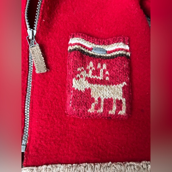 Giesswein Vintage Made in Austria Pure New Wool Infant Jacket EU size 68 - Picture 4 of 10